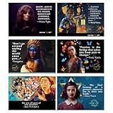 6-PCS Womens History Themed Wall Art & Classroom Educational Decor with Inspirational Quotes | Unframed & UV Coating | Customize Design & Size | Acrylic, Canvas, Framed Wall Art