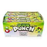 Sour Punch Rainbow Sour Straws, 2 Ounce (Pack of 24)