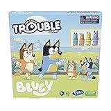 Hasbro Gaming Trouble: Bluey Edition Board Game for Kids, 2-4 Players, Race Bluey, Bingo, Bandit, or Chilli to The Finish, Ages 5 and Up (Amazon Exclusive)