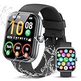 Smart Watch for Men Women, 1.96" Fitness Tracker Running Watch (Answer/Make Call), IP68 Waterproof, Pedometer, Sleep/Step/Activity/Heart Rate Monitor, 110+ Sport Modes Smartwatch for Adroid iOS Phone