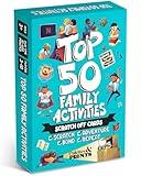 Top 50 Family Activities - 50 Fun Scratch Off Family Adventures and Family Games for Deep Bonding - Fun for Kids and Adults - Gifts for Family - Perfect for Family Fun Time & Family Night