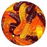 Fall Mini Gummy Worms, Bulk Candy, Assorted Fruit Flavors, The Hampton Popcorn & Candy Company, 2.2 Pound Bag (Pack of 1)