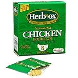 Herb-Ox Bouillon Packets Chicken Instant Broth & Seasoning 1.13 oz box