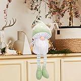 Noideeer 17 inch Mushroom Gnome Plush Decoration Gift，Handmade Scandinavian Tomte Stuffed for Home Kitchen Tiered Tray