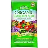 Espoma Organic Vegetable & Flower Garden Soil Natural and Organic in Ground Planting Mix. Use when Planting & Transplanting. For Organic Gardening. 1 Cubic Foot Bag