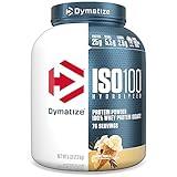 Dymatize ISO 100 Whey Protein Powder with 25g of Hydrolyzed 100% Whey Isolate, Vanilla 5 Pound, Package may vary