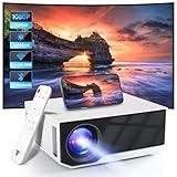 Projector with WiFi and Bluetooth, 16000Lumens Portable Mini Projector,Native Full HD 1080P Outdoor Movie Projector,Smart Projector Compatible with Android/iOS/Windows/TV Stick/HDMI/USB