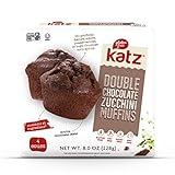 Katz Gluten Free Double Chocolate Zucchini Muffins. A Rich Chocolate Muffin With Melty Chocolate Chip And Fresh Zucchini, Dairy Free, Soy Free, Tree Nut & Peanut Free. Kosher Snacks. 4 Individually Wrapped Muffins. 8 Oz (Pack Of 3)