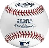 Rawlings | FLAT SEAM Pitching Machine Training Baseballs | ROPM | Leather Cover | Durable Kevlar Seam | 12 Count