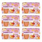 DEL MONTE BUBBLE FRUIT CUP Snacks, Peach Strawberry Lemonade, 24 Pack, 3.5 oz