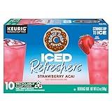 The Original Donut Shop, Strawberry Acai Refresher, Keurig Single-Serve K-Cup Pods, 10 Count