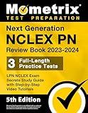 Next Generation NCLEX PN Review Book 2023-2024: 3 Full-Length Practice Tests, LPN NCLEX Exam Secrets Study Guide with Step-by-Step Video Tutorials: [5th Edition]