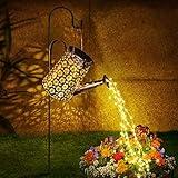 Afootry Solar Watering Can with Lights,Solar Outdoor Garden Decor Waterproof Large Hanging Lantern Landscape Lights Outside Decorations for Yard Clearance Porch Patio Pathway Gardening Gift