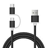 Compatible with Amazon Fire Tablet Charger, Fast Charging Cable Replacement for Amazon Fire Charger Cord, Kindle Fire hd 8, Kindle Fire 10, Replacement for Samsung LG Tablets USB Type C Micro