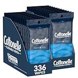 Cottonelle Fresh Care On-The-Go Flushable Wet Wipes, Adult Wet Wipes, 24 On-The-Go Pack, 14 Wipes Per Pack (336 Total Wipes), Packaging May Vary