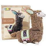 HKKYO Sewing Kits for Kids 8-12, Arts and Crafts for Kids Ages 8-12, Llama Sewing Kit for Kids, Make Your Own Stuffed Animal Kit, Alpaca Craft Sewing Kit, DIY Plush Craft Supplies