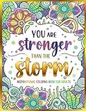 Inspirational Coloring Book for Adults: 50 Motivational Quotes & Patterns to Color - A Variety of Relaxing Positive Affirmations for Adults & Teens