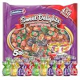 Colombina Sweet Delights Assorted Filled Candy, Rainbow Variety Pack, Individually Wrapped, Ideal for Parties, Birthdays, and Pinata Filler, 5lbs (Pack of 1)