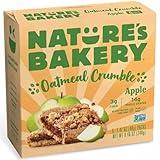 Nature's Bakery Oatmeal Crumble Apple Bars, 1.41 Oz, 6 Ct