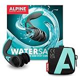 Alpine WaterSafe Pro - Ear Plugs for Swimming and Surfing – for Adults - Waterproof - Comfortable - Secure Fit - for Water Sports - Reusable - Sizes M & L - 1 Pair