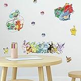 RoomMates RMK4150SCS Pokemon Favorite Character Peel and Stick Wall Decals