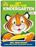 School Zone - Get Ready for Kindergarten Workbook - 256 Pages, Ages 5 to 6, Alphabet, ABCs, Letters, Tracing, Printing, Numbers 0-20, Early Math, Shapes, Patterns, Comparing, and More