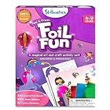 Skillmatics Art & Craft Activity - Foil Fun Unicorns & Princesses, No Mess Art for Kids, Craft Kits & Supplies, DIY Creative Activity, Gifts for Girls & Boys Ages 4, 5, 6, 7, 8, 9, Travel Toys