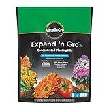 Miracle-Gro Expand 'n Gro Concentrated Planting Mix, Just Add Water for up to 3X Expansion, For Container and In-Ground Use, .33 cu. ft. Expands up to 1 cu. ft.