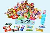 51 Japanese Snacks Box 40 Japanese Candy and 10 Japanese KitKat assortment 1 Ramune bottle