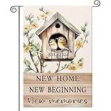 House Warming Gifts New Home - Housewarming Gifts New Home - Garden Flag 12x18 Double Sided - New Home Gift Ideas - New Home 2024 - Decorative Flags (New Home 2)