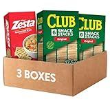 Kellogg’s Club and Zesta Crackers, Soup Crackers, Party Snacks, Variety Pack (4 Boxes)