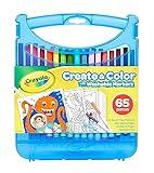 Crayola Super Tips Coloring Art Case with Coloring Pages, Kids Gift, 65+ Pieces, Packaging May Vary