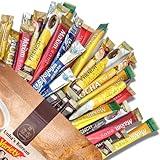 Instant Coffee Mix Packets Single Serve - Korean Variety Coffee Sampler 30 Sticks of 6 Different Flavors, Maxim Mocha, White Mocha, Original Maxim French Café (Variety 30 Pack)