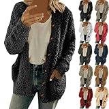 Black of Friday Sales Womens Winter Clothes Sherpa Jacket Women Women's Fleece Jackets & Coats Fuzzy Coats for Women Chaqueta Mujer Invierno Ladies Coats Winter Clearance Cyber of Monday Deals 2024