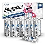 Energizer AA Lithium Batteries, World's Longest Lasting Double A Battery, Ultimate Lithium (24 Battery Count)