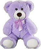 Gjlzfwbx Teddy Bear Plush Toy, 12inches Teddy Bear Stuffed Animal Christmas Birthday Valentine's Day Gifts for Kids Girl Friends(Purple)