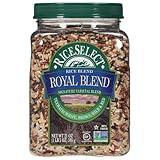 RiceSelect Royal Blend, Blend Of Texmati White, Brown, Red, And Wild Rice, Premium Gluten Free Rice, Non-GMO, 21 Ounce Jar