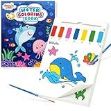 FEREDO KIDS Paint with Water Coloring Books for Kids - Watercolor Painting Paper Activities for Toddlers, Art Craft Kit Gift for Boys & Girls Ages 3 4 5 6 7 8