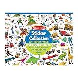 Melissa & Doug Sticker Collection Book: Dinosaurs, Vehicles, Space, and More - 500+ Stickers - FSC Certified