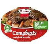 HORMEL COMPLEATS Beef Pot Roast Microwave Tray, 9 Ounce (Pack of 6)