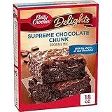 Betty Crocker Delights Supreme Chocolate Chunk Brownie Mix, 18 oz.