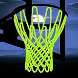 NEIJIANG Glow Basketball Net, Nightlight Basketball Net Luminous Outdoor Portable Sun Powered Sport Nylon