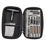 Tipton Compact Pistol Cleaning Kit for 9mm, 10mm, .22, .357, .38, .40 and .45 Caliber Handguns with Storage Case