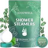 Shower Steamers Aromatherapy - 18 Pack Shower Bombs Birthday Gifts for Women, Mom, Organic with Eucalyptus Mint Essential Oils, Eucalyptus for Shower Christmas Stocking Stuffers for Women Men