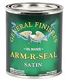 General Finishes Arm-R-Seal Oil Based Topcoat, 1 Quart, Satin