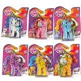 Little Horse Toy Friendship Movie Feature Character 14CM Doll Action Figure Model Toy for Girls (6 Pcs Set 02)