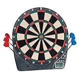 Franklin Sports Electronic Dart Board Sets - Soft Tip Electric Dartboard With Digital Scoreboard - (6) Darts Included, 15"