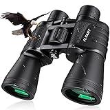 20x50 High Powered Binoculars for Adults, Waterproof Compact Binoculars with Low Light Vision for Bird Watching Hunting Football Games Travel Stargazing Cruise with Carrying Bag