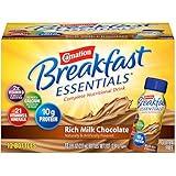 Carnation Breakfast Essentials Ready to Drink, Rich Milk Chocolate, 8 fl oz Bottle