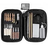 KLOLA Gun Cleaning Kit Universal Handgun Cleaning Kit 25 in 1 Pistol Cleaning Kit for .22 .357/.38/9mm .40 .45 Caliber Gun Brush Tools Gun Accessories